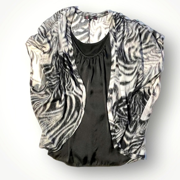 Heart Soul Black Camisole with Sheer Top - Picture 5 of 13